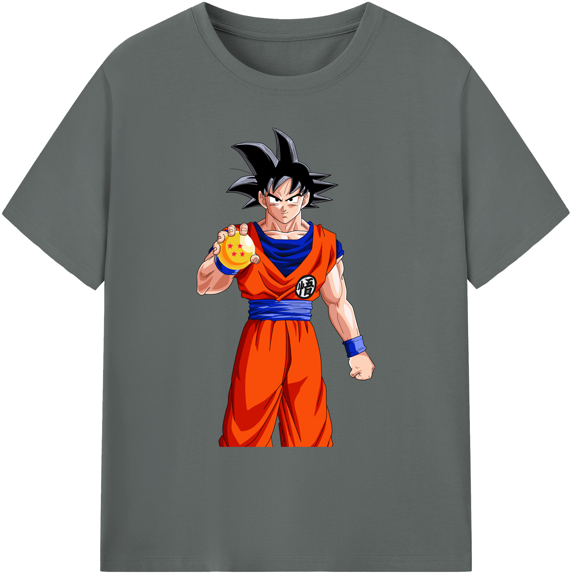 （画像用） ドラゴンボール 孫悟空（そん ごくう）Son Goku カカロット DRAGON BALL Kakarotto 綿100％ メンズ半袖Tシャツ｜肌触りやわらか＆通気性